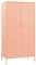 vidaXL Kleiderschrank Garderobenschrank Dielenschrank Schlafzimmerschrank Stahlschrank Lagerschrank Mehrzweckschrank Schrank Rosa 90x50x180cm Stahl