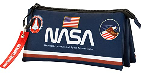 NASA Infinity-FAN Dreifach Federmäppchen, Blau