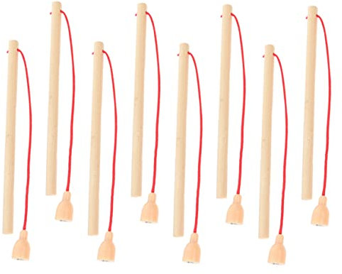 Toyvian 8st Angelrute Aus Holz Magnetische Angelspiele Magnetisches Fischereispiel. Magnetstangen Aus Holz Magnetische Angelspielzeugstange Angelruten Sport Kind Spielzeugzimmer Hölzern