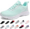 MIDQCGL Uomo Donna Scarpe Sportive Donna Scarpe da Ginnastica Corsa Sportive Fitness Running Sneakers Scarpe Basse Casual Walking Trainers 208 Green 41EU