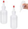 2 Pezzi Flaconi Applicatori con Ugello, 120ML Flacone Applicatore di Olio con Graduata, Squeezer Bottle in Plastica, Contenitori Liquidi da Spremere per Capelli Bottiglia di Vernice Coll, Artistica