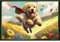 Piece of Mind Welpenheld Puzzle 1000 Teile - 50x70cm Golden Retriever Welpe in Blumenfeld - Puzzle Hunde, Puzzle Hund, Hunde Puzzle 1000 Teile, Geschenk für Hundebesitzer & Hunde Liebhaber