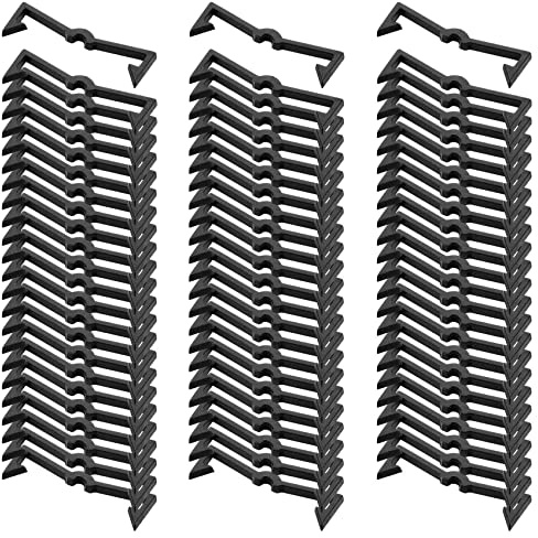 Eduuyvee 100 pezzi plastica gancio chiusura display gancio stoccaggio scaffale