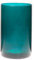 Dekoglas, Vase LEVI Essentials Zylinder H. 20cm D. 14cm Petrol blau Glas Hakbijl