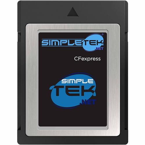Simpletek – Carte Mémoire Compact Flash Express CFexpress Carte Mémoire Appareil Photo | 1TB | 1800MBps Vitesse de Lecture | 8K | Type B | Vidéo Photo Professionnel