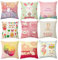 Zeizafa 9 Pcs 45x45cm Ostern Wurfkissen Für Fall Sofa Schlafzimmer Kissenbezug Home Dekorationen Kissenbezug Körper Kissenbezug