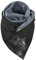 GBEN Dreieck Schal Damen Warme Leicht Schal Kuschelige Halswärmer mit Knopf Weicher Halswärmer Dreieckstuch Lustig Katzenmotiv Scarf Halstücher Deckenschal (G1-A, One Size)