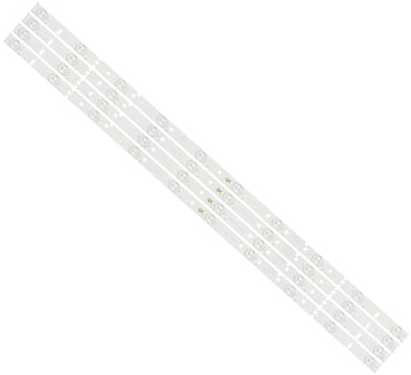 CHROX 4pcs / satz LED Backlight Strip Fit for SJ.HZ.D3950502-2835CS-F 1.14.FD395001 120522000124 TH-LD395H5 V400DJ1-QS5 LDS-4077FHD