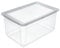keeeper Aufbewahrungsbox mit Air Control System, Clearbox, 43 l, 59 x 39 x 27 cm, Bea, Natur (Transparent)