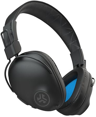 JLab Studio Pro+ Wireless Headphones Over Ear - 65+ H Playtime Foldable Bluetooth Headphones, Over-Ear Earphones with Microphone, Multipoint, Cloud Foam Comfort & Customisable Sound, Black