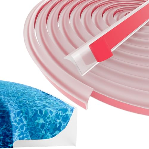 Barriera Doccia Ferma Acqua, 1.5M Silicone Doccia per Barriera Stop Acqua Soglia, Striscia Di Ritenzione Bagno, Pieghevole Bagno Acqua Barriera, Arresto Doccia Autoadesivo (Trasparente)