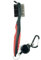 KOMUNJ Groove Cleaner Golfclub Cepill, 3 en 1 Club Groove Cleaner Nylon retráctil Zip-Line de doble cara, para superficies de raqueta, ranuras y zapatos de golf y bolsa de golf, cepillo de acero