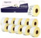 Hd-line Etiketten für Dymo Labelwriter 99010- S0722370-89 X 28 mm- 10 Rolle Pack Etiketten x 130 St. Je Rolle =1300 Etikette,Adressetiketten,Selbstklebend,Kompatibel für Dymo & Seiko Etikettendrucker