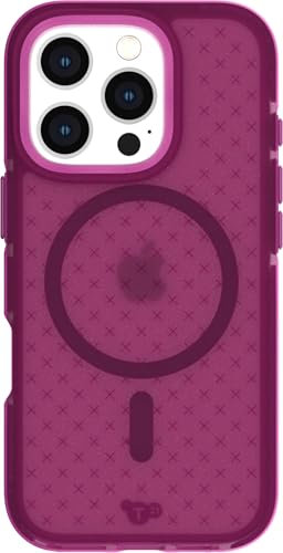 Tech21 EvoCheck for iPhone 16 Pro Compatible with MagSafe - Impact Protection Case - in Plum