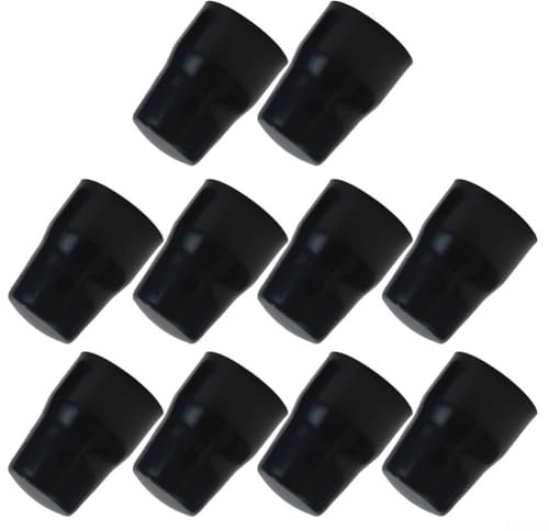 Eawfgtuw Radiator Valve Cap 4-10 Pack Black ABS Plastic Easy Push-Fit Replacement Cover Child Safe Protection for Exposed Spindles Universally Fit No Tools Required(10pc)