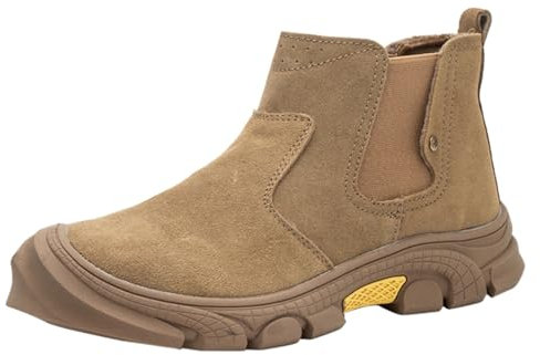 Zapatos de seguridad para hombre para soldador, ligeros, zapatos de trabajo, zapatos de seguridad, zapatos de seguridad para hombre y mujer, zapatos de trabajo altos, impermeables, botas de seguridad