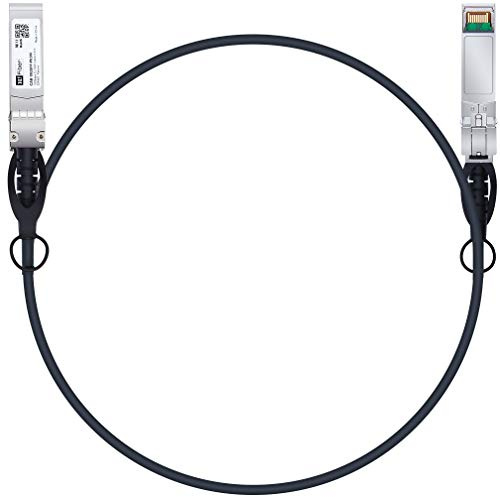 H!Fiber.com for HPE 10G SFP+ DAC,10GBASE-CU SFP+ Direct Attach Copper passive twinax cable (J9281B, Aruba J9281D) supports HPE ProCurve switch, 30AWG, 1 meter(3.3ft)