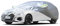 Favoto Auto Abdeckung Winter Abdeckplane - Wasserdicht Autoplane UV-Schutz Staubdicht Kratzfest Windfesten Atmungsaktiv Passend für Audi A3 Sportback(1996-2024) Silber