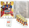 Bundle mit Match Attax Champions League 2024/25 EXTRA - Trading Cards + Exklusive Collect-it Hüllen (1 Leere Sammelmappe + 5 Booster)