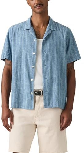 Levi's Herren Sunset No Pkt Camp Standard Hemd mit Button-Down-Kragen (1er Pack)