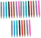 PRETYZOOM 3sets Washable Metallic Wine Glass Markers Quick Drying Shiny Graffiti Pens for Parties Crafts Vibrant Colors for Identifying Drinkware Scrapbooking 8pcs*3