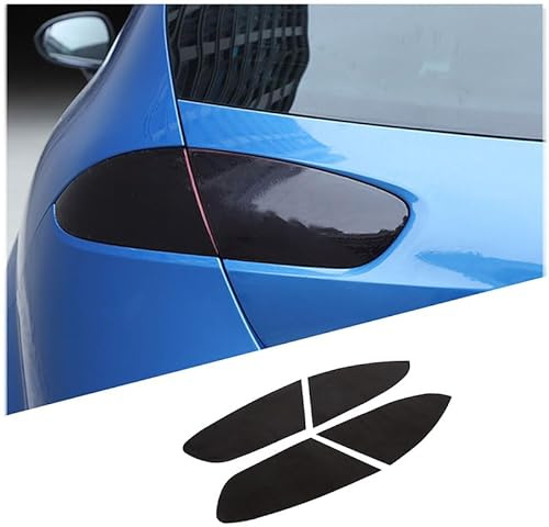Auto Heckscheinwerferfolie Geeignet für SEAT Leon 2008-2012,Kompatibel mit SEAT Leon Heckleuchten Folie Einfache Montage