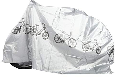 KIMISS Staubdichte Fahrradabdeckung für den Außenbereich – Elastischer, Wasserdichter Fahrradschutz für Mountainbikes – Strapazierfähiges Polyester mit PVC-Beschichtung – 160 X 55 Cm (Radkappen)