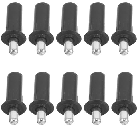 SOPOTUTU Lot de 24 Goupilles à Ressort pour Réparation Porte D’armoire, Axes de Charnière Métal Amortisseur, Kit Complet pour Volets Roulants et Meubles, Pièces de Remplacement