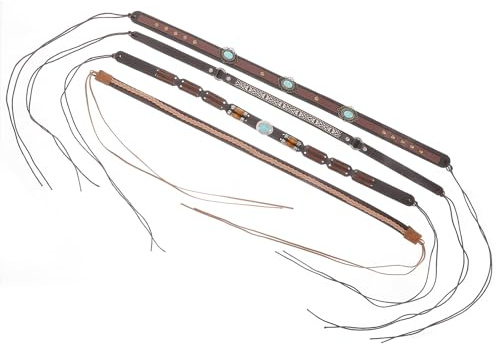 FUNOMOCYA Bande de Chapeau Lanière Décorative Longue 4 Pièces en Polyester pour Femmes et Unisexe pour Chapeaux de Paille et Chapeaux à Larges Bords, pour Décoration DIY en Bord de Mer