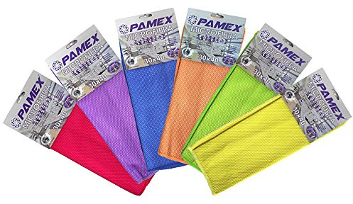 PAMEX - Paño Microfibra rombo 30x40-12 Unidades