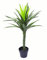 Leaf Hoja de 90 cm de Largo, Planta de árbol Artificial con Pinchos, Color Verde Yukka, LEAF-7010