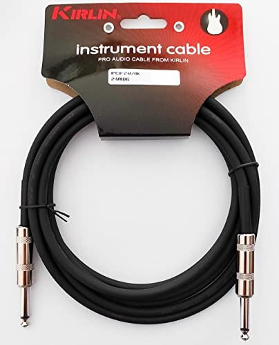 Kirlin - Cable Standart Inst.Izc-241-6M Jack-Jack 24 Awg Negro - 1416-001-OR