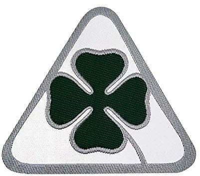 4R Quattroerre.it Toppa Adesiva Ufficiale Quadrifoglio Alfa Romeo per Copri Cintura 75 mm