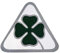 Alfa Romeo Patch Aufkleber Offizielle Grüner Vierblättriger Kleeblatt, 75 mm