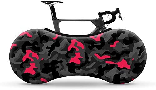 Velo Sock Unisex's Camo (Black – Pink) Bike Cover, Blackpink, One Size