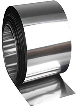 SOFIALXC 304 Hoja de Acero Inoxidable Fina lámina de Artesanía del Metal (100MMX1000MM)-Thicknesses:0.02mm