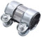 Takpart Morsetto doppio per raccordi per tubo di scarico, diametro 50 mm x 95 mm