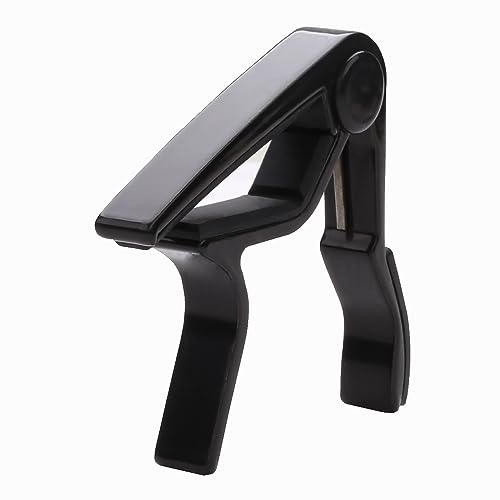 Ukulele Capo,Palisander Farbe,für Sopran,Konzert,Tenor,Bariton - Ukulele Professional Capo(Black)