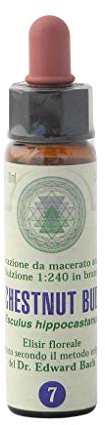 Chestnut Bud n° 7 Fleur de Bach farmaflor, 1 Flacon Comtpe Gouttes 10ml - Made in Italy