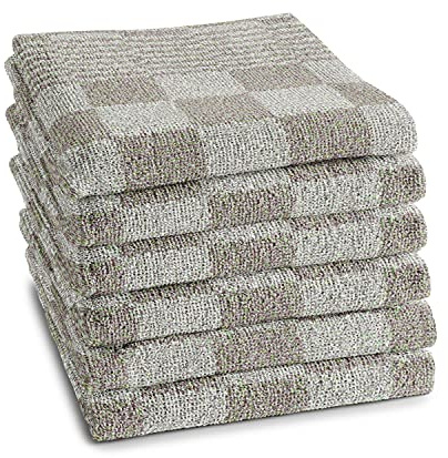 DDDDD Barbeque Küchentuch - 50x55cm - Taupe - 6 Stück
