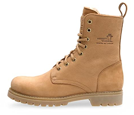 Panama Jack Damen Frisia Combat Boot, Camel, 41 EU