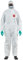 DSTOCK60-5er Pack Schutzanzug mit Kapuze - AlphaTec 2500 STANDARD - Modell 111 / Microgard 2500 STANDARD Kategorie III CE, Type4-B 5-B und 6-B | robust und leicht | weiß - Größe