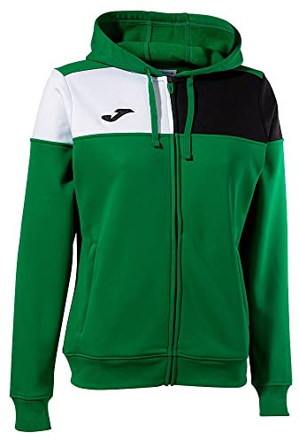 Joma Jacke mit kapuze frau Crew V grün schwarz weiss