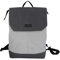 Moderner City Rucksack von Jennifer Jones - sehr geräumiger Damenrucksack Damentasche Woman's Bag (Hellgrau) - präsentiert von ZMOKA®