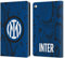 Head Case Designs Licenciado Oficialmente Inter Milan Serpiente Patrones Carcasa de Cuero Tipo Libro Compatible con Apple iPad Air 2 (2014)