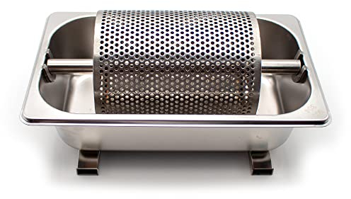 Toplionace 1.7L 304 Edelstahl Butterroller, Home Street Burger Butterrad Roller Halterung Küche Bratpfanne Werkzeuge