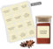 Gewürzetiketten Selbstklebend – 120 Sticker für Gewürzgläser & Gewürzdosen - Wasserfeste Gewürzaufkleber - Spice Jar Label - Beschriftete Etiketten für Küchenorganisation - Quadratisch Beige