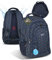 budmil Lynsey Schulrucksack für Jungen und Mädchen 45L - für Teenager Kinder ab Klasse 5 - wasserabweisend - Rucksack mit Laptopfach & 4 Fächer & belüftete Rückseite - Potty