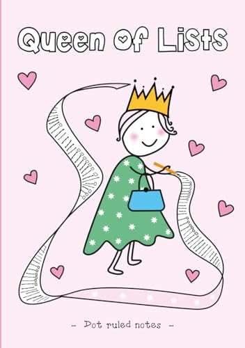 Queen of Lists Daily Planner - Most Important Tasks - To Do List - Shopping List - Notes - Passwords!