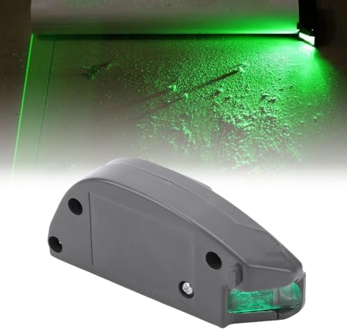 Junerain Staubsauger Staubanzeige LED Lampe grünes Licht zum Reinigen von Staub Tierhaaren Staubbeleuchter for Zuhause Tierhandlung Reinigungszubehör